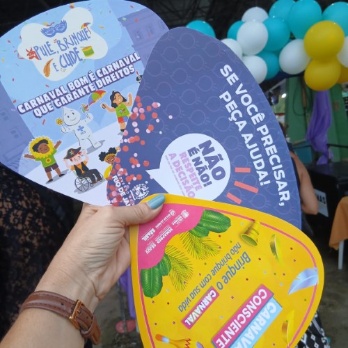 Prefeitura de Volta Redonda reforça conscientização durante blocos de Carnaval